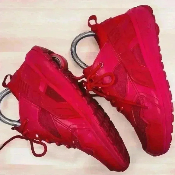 Heelys Skate Shoe Red Force Sneaker Wheeled Low Top SZ Youth 4 - Picture 10 of 14